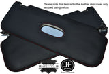 RED STITCHING 2X SUN VISORS LEATHER COVERS FITS FIAT 126 CLASSIC CUSTOM NEW
