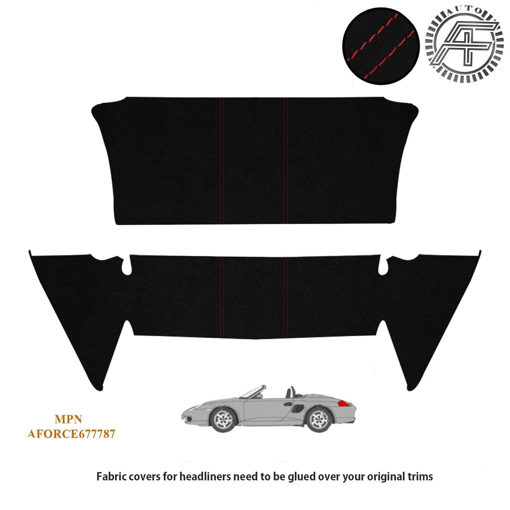 LUXE SUEDE HEADLINER COVER FOR PORSCHE 968 MADE IN UK
