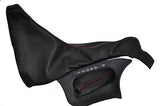FITS PONTIAC SUNFIRE 95 -99 SHIFT+ E BRAKE BOOT red st CUSTOM NEW MADE IN UK