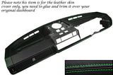 GREEN STITCHING FITS TRIUMPH TR7 TR8 76-81 DASH DASHBOARD LEATHER COVER ONLY