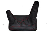 FITS LAND ROVER DEFENDER GEARLEVER/ TRANSFER GAITER RED CUSTOM NEW MADE IN UK