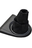WHITE STITCH FITS HONDA CIVIC TYPE R MK8 2006-2012 GEAR GAITOR BLACK SUEDE