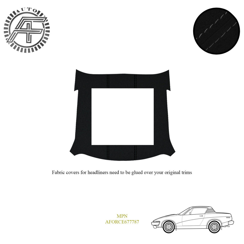 LUXE SUEDE HEADLINER COVER FITS TRIUMPH TR7 TR8 2 DOOR COUPE + SUNROOF 1974-1981