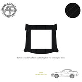 LUXE SUEDE HEADLINER COVER FITS TRIUMPH TR7 TR8 2 DOOR COUPE + SUNROOF 1974-1981