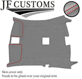 RED  STITCH LIGHT GREY LUXE HEADLINER NON SUN ROOF COVER FOR BMW 3 E92 COUPE