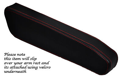 RED STITCHING FITS VANHOOL 1X DRIVER ARMREST REAL LEATHER COVER CUSTOM NEW