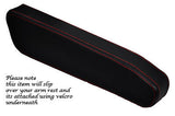 RED STITCHING FITS VANHOOL 1X DRIVER ARMREST REAL LEATHER COVER CUSTOM NEW