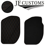 TAN DIAMOND VINYL 4X TAILORED FLOOR CARPETS FOR LAND ROVER FREELANDER 97-06 JF1