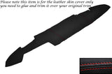RED STITCH REAR VENT DASH DASHBOARD LEATHER COVER FITS PORSCHE 914 1969-1976