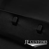 D RED STITCH NAPPA 2X REAR LOWER SEAT PAD COVERS FITS PORSCHE 911 997 05-12