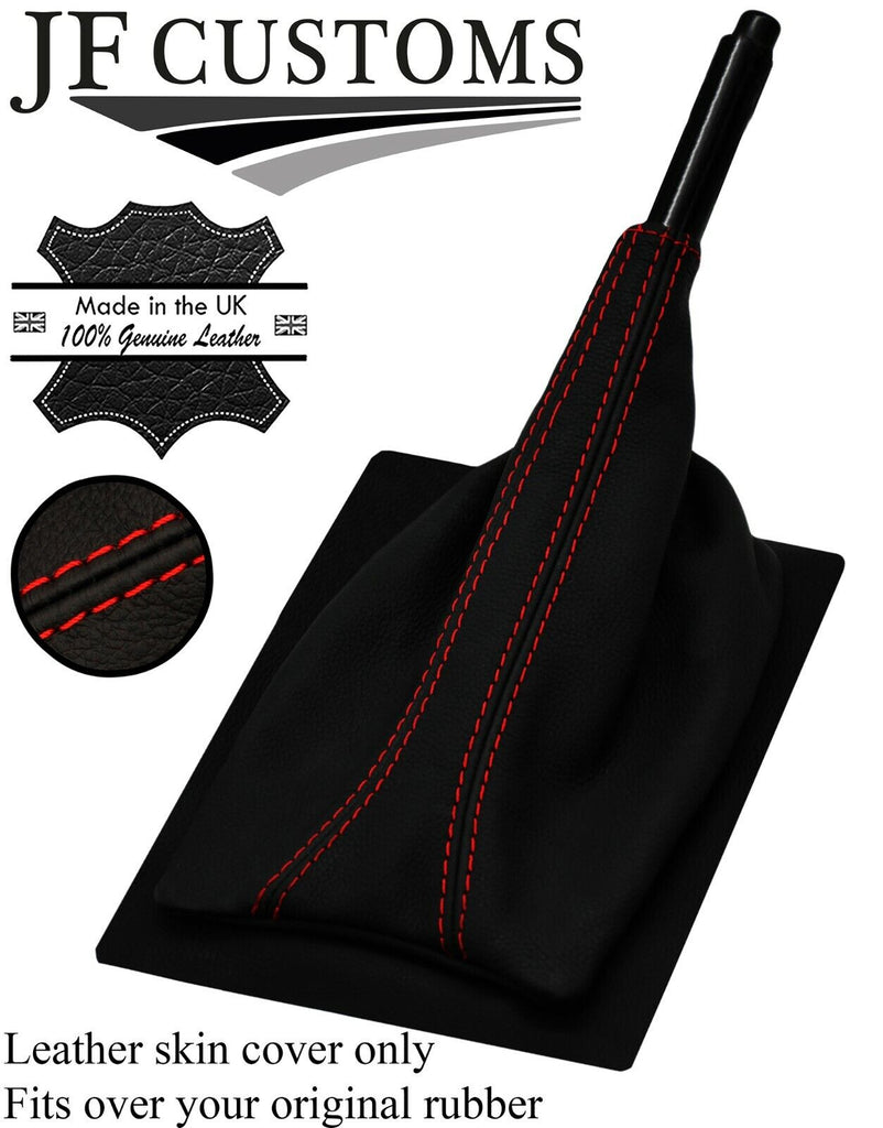 RED STITCH TOP-GRAIN LEATHER HANDBRAKE COVER FITS LOTUS ELITE ECLAT S1 74-82