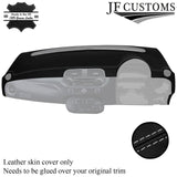 LIGHT GREY STITCH LEATHER DASH DASHBOARD COVER FITS FIAT 500 ABARTH 07-16