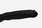 grey stitch FITS BMW E36 & Z3 91-98 HANDBRAKE HANDLE LEATHER COVER ONLY