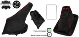 RED  STITCH LEATHER GEAR+HANDBRAKE+FRAMES FOR TOYOTA JZX 100 CHASER 96-00
