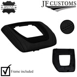 BLACK STITCH LEATHER AUTO DCT GEAR SURROUND+BEZEL+FRAMES FOR BMW X1 E84 12-14