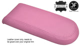 PINK GENUINE LEATHER ARMREST LID COVER FOR VW GOLF MK4 JETTA GTI 1998-2005