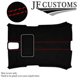 RED STITCH SUEDE SUNROOF HEADLINER ROOF COVER FOR JAGUAR X350 XJ8 04-07 5 DOOR