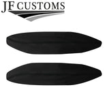 BLACK STITCH LEATHER FRONT DOOR ARMREST COVERS FOR BMW F32 F33 F82 F83