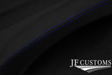 BLUE STITCH 3X DASH TRIM LEATHER SKIN COVERS FITS LAND ROVER DEFENDER 07-14