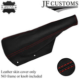 RED STITCH FITS CLASSIC MINI COOPER REAL LEATHER HANDBRAKE GAITER  COVER BOOT