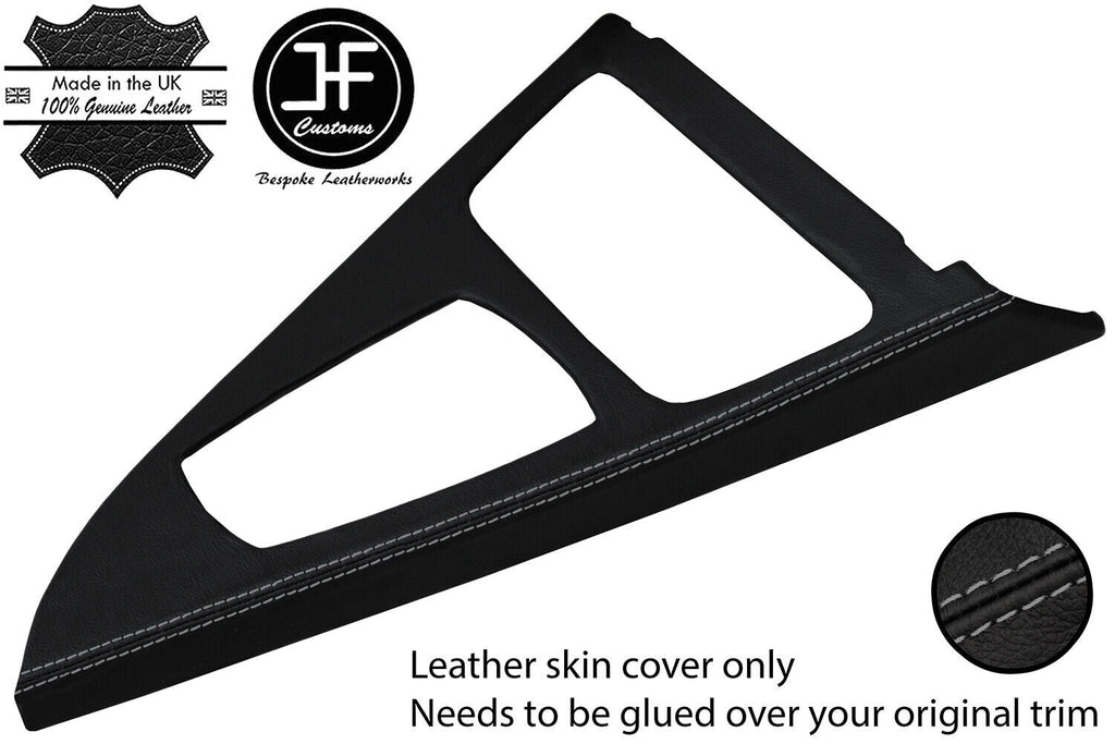 GREY STITCH GEAR SURROUND TRIM LEATHER COVER FOR BMW 6 F12 F13 F06 11-18