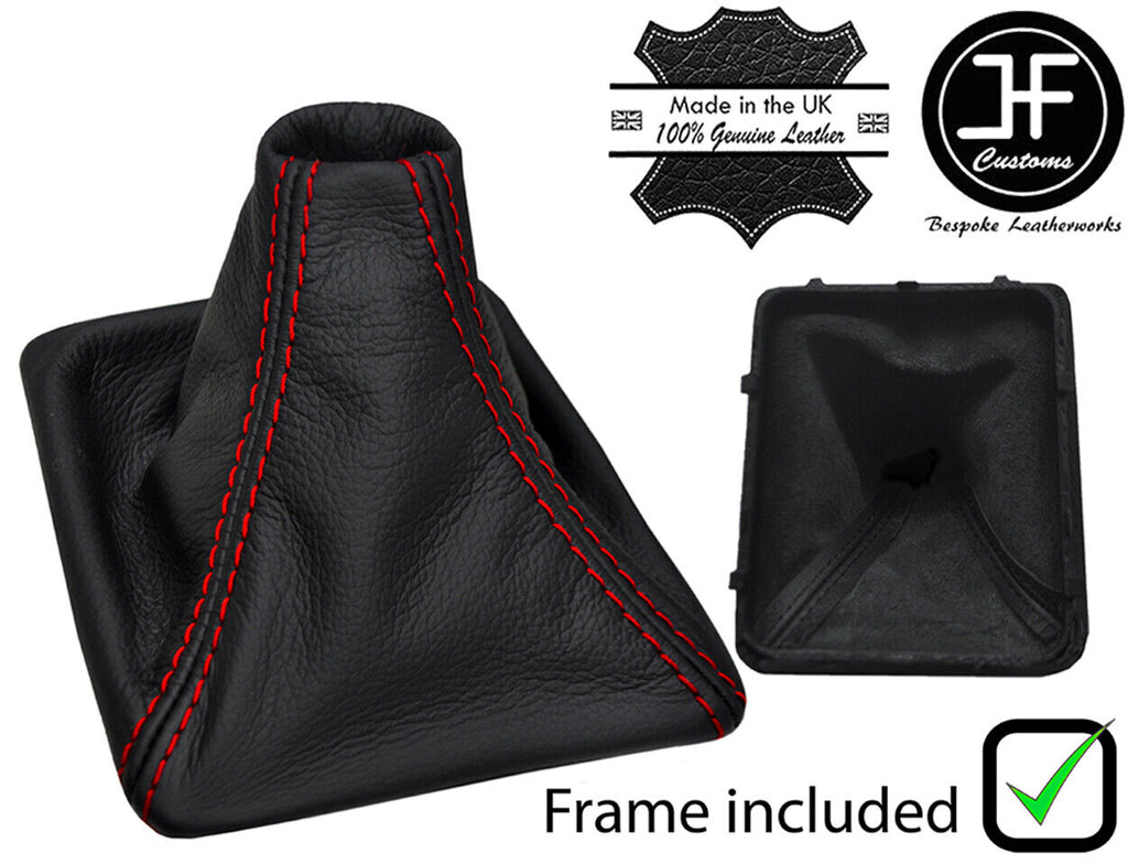 RED STITCH LEATHER MANUAL GEAR+PLASTIC FRAME FITS MERCEDES SLK R171 04-11