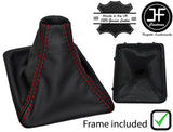 RED STITCH LEATHER MANUAL GEAR+PLASTIC FRAME FITS MERCEDES SLK R171 04-11
