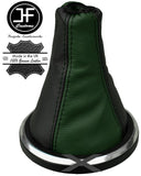 DARK GREEN BLACK GENUINE LEATHER GEAR GAITER FOR FORD FIESTA MK6 FUSION 02-2008