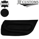 BLACK STITCH ITALIAN LEATHER 2X FULL FRONT DOOR COVERS FITS MAZDA RX7 FD3S 92-02