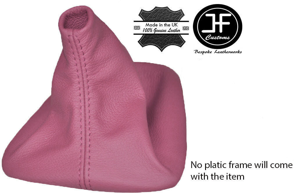 PINK REAL LEATHER MANUAL GEAR GAITER FITS BMW E46 E36 E30 Z3 E34 CUSTOM NEW