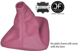 PINK REAL LEATHER MANUAL GEAR GAITER FITS BMW E46 E36 E30 Z3 E34 CUSTOM NEW