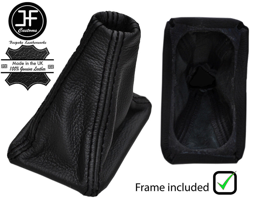 BLACK STITCH HI LOW GEAR + PLASTIC FRAME FOR RANGE ROVER CLASSIC OLD SHAPE