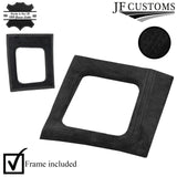 BLACK SUEDE COVERED MANUAL SHIFT SURROUND TRIM + FRAME FOR FORD MUSTANG 87-93
