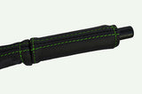 green stitch FITS VW GOLF MK1 SCIROCCO MK1 MK2 CADDY 74-93 HANDBRAKE HANDLE