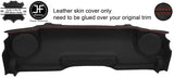 RED STITCH REAR SPEAKER PANEL LEATHER COVER FOR CORVETTE C6 CONVERTIBLE 05-13