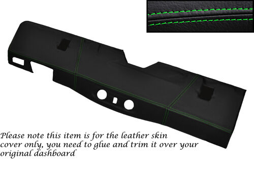 GREEN STITCH BOTTOM DASH DASHBOARD COVER FITS LAND ROVER DEFENDER 90 110 83-06