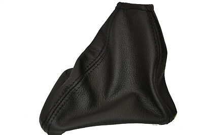 FITS VW CRAFTER 2006-2011 LEATHER GEAR GAITER black stitch CUSTOM NEW