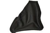 FITS VW CRAFTER 2006-2011 LEATHER GEAR GAITER black stitch CUSTOM NEW