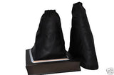 FITS FORD FOCUS MK3 GEAR+HANDBRAKE GAITER LEATHER BLACK ST CUSTOM NEW MADE IN UK