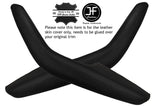 BLACK STITCH 2X FRONT DOOR HANDLE ARMREST LEATHER COVERS FITS AUDI Q5 2008-2015