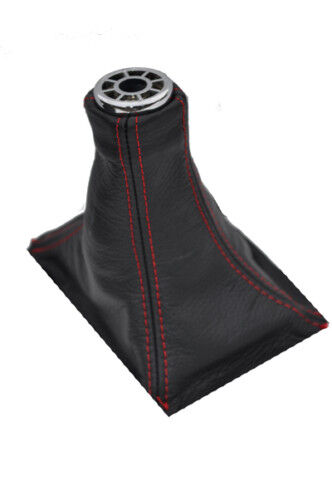 FITS TOYOTA SCION TC 05-10 SHIFT BOOT LEATHER red stitch CUSTOM NEW MADE IN UK