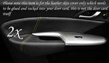 YELLOW STITCH FITS HONDA CIVIC 06-12 2X FRONT DOOR CARD TRIM LEATHER COVERS ONLY