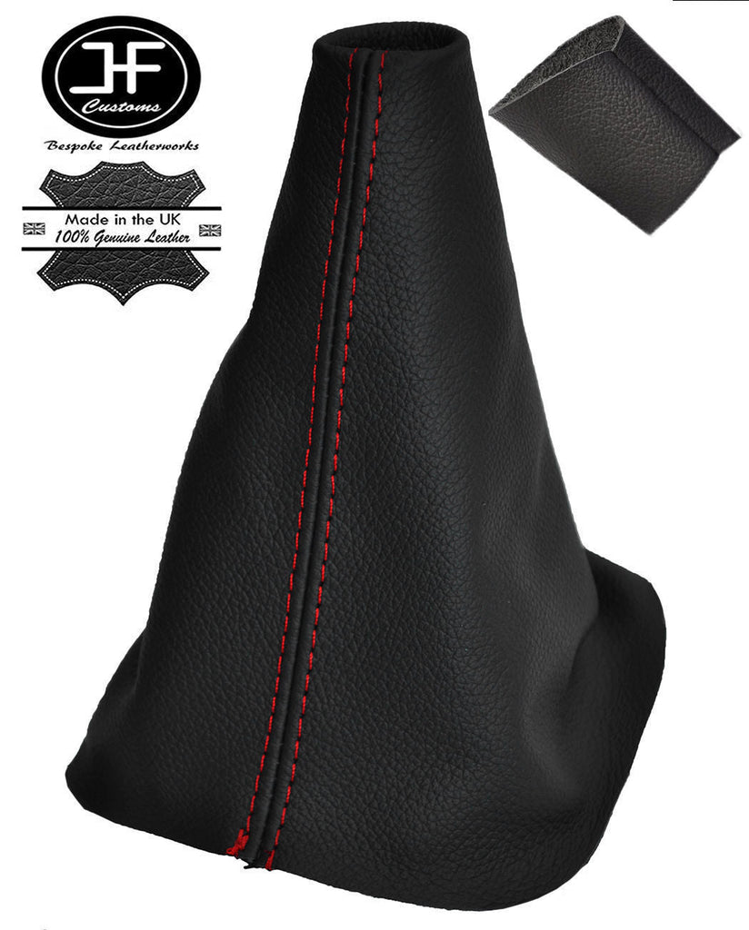 RED STITCH LTHR GEAR GAITER KNOB COVER 6 SPEED FITS RENAULT LAGUNA MK2 01-07