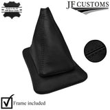 BLACK STITCH LEATHER GEAR+SURROUND COVER+FRAME FOR MITSUBISHI STARION 82-89