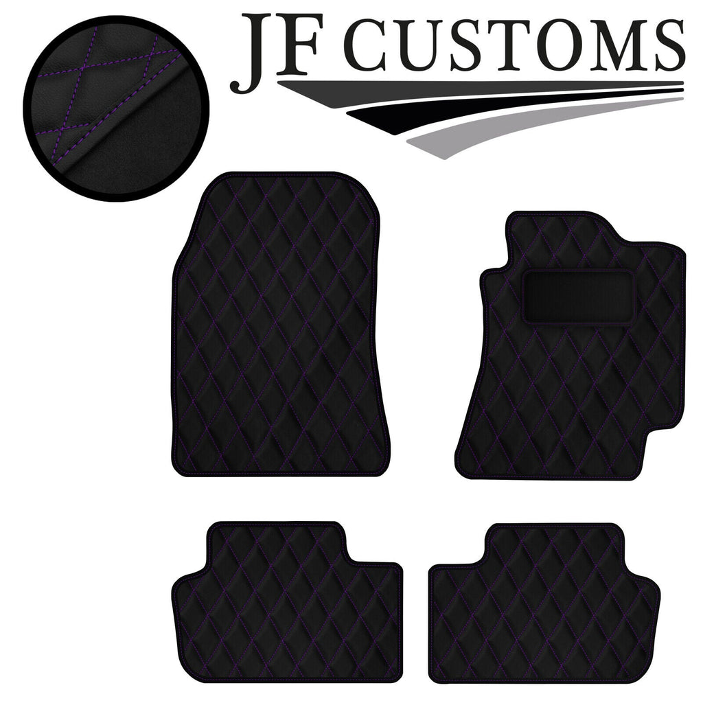 PURPLE DIAMOND STITCH VINYL 4X TAILORED FLOOR CARPETS FOR LEXUS IS300 01-05  JF1