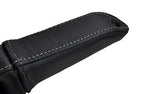 grey stitch FITS BMW 5 SERIES E60 E61 03-11 HANDBRAKE HANDLE LEATHER COVER ONLY