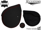 D RED STITCH LEATHER HANDBRAKE TRIM COVER+FRAME FOR CITROEN JUMPER MK3 06-19