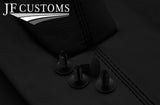 BLACK STITCH LEATHER GEAR + BASE FRAME KIT FOR ROVER SD1 2300 2600 3500 76-82