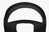 white stitch FITS VAUXHALL OPEL CORSA C 00-06 GAUGE HOOD SPEEDO LEATHER COVER