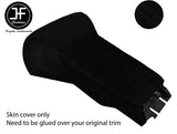 BLACK STITCH CENTRE CONSOLE COVER + ARMREST SUEDE COVERS FITS CORVETTE C5 97-04